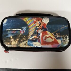 Mario Kart 8 Deluxe Nintendo Switch Carrying Case Travel Hard Shell‎ Preowned